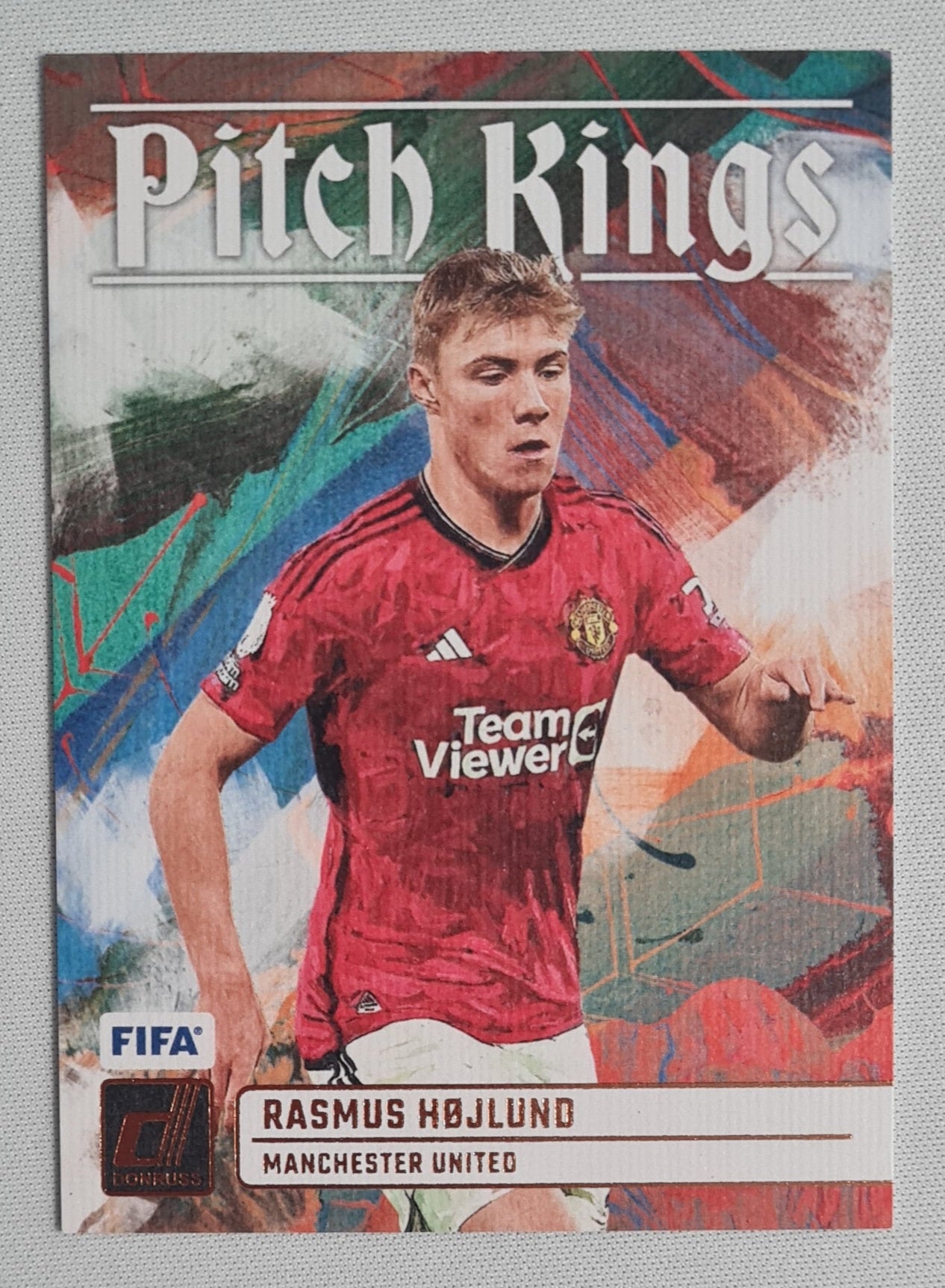 Rasmus Hojlund - 2023/24 Panini Donruss Soccer Rookie Kings - Manchester United #19