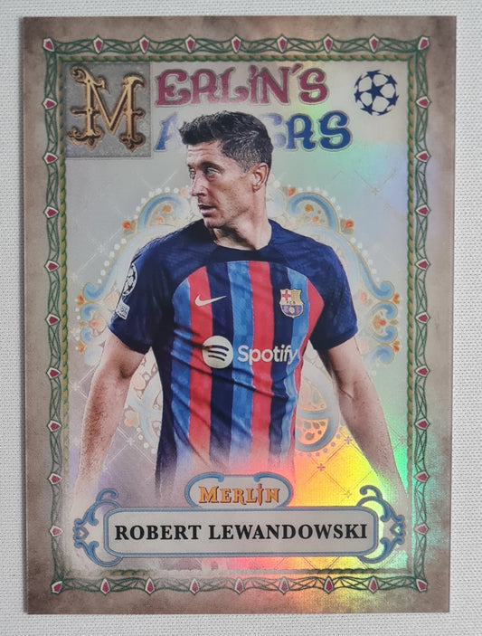 Robert Lewandowski -  2023 Topps Merlin's Masters (CL) FC Barcelona #MM-3