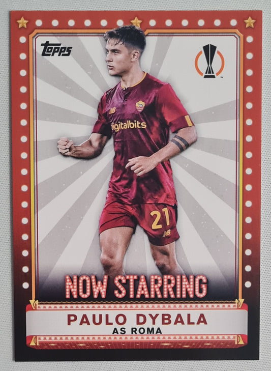 Paulo Dybala - 2023 Topps NOW STARRING (EL) Roma #NS-13