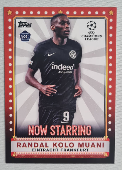 Randal Kolo Muani - 2023 Topps NOW STARRING (CL) Eintracht Frankfurt #NS-10