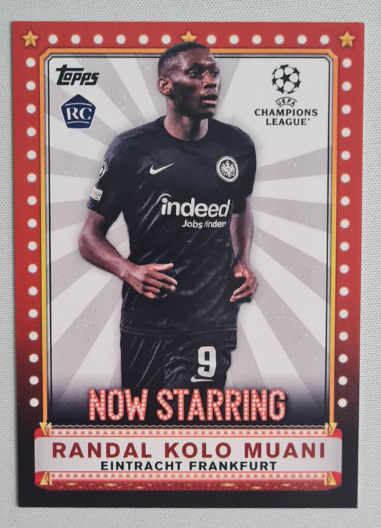 Randal Kolo Muani - 2023 Topps NOW STARRING (CL) Eintracht Frankfurt #NS-10