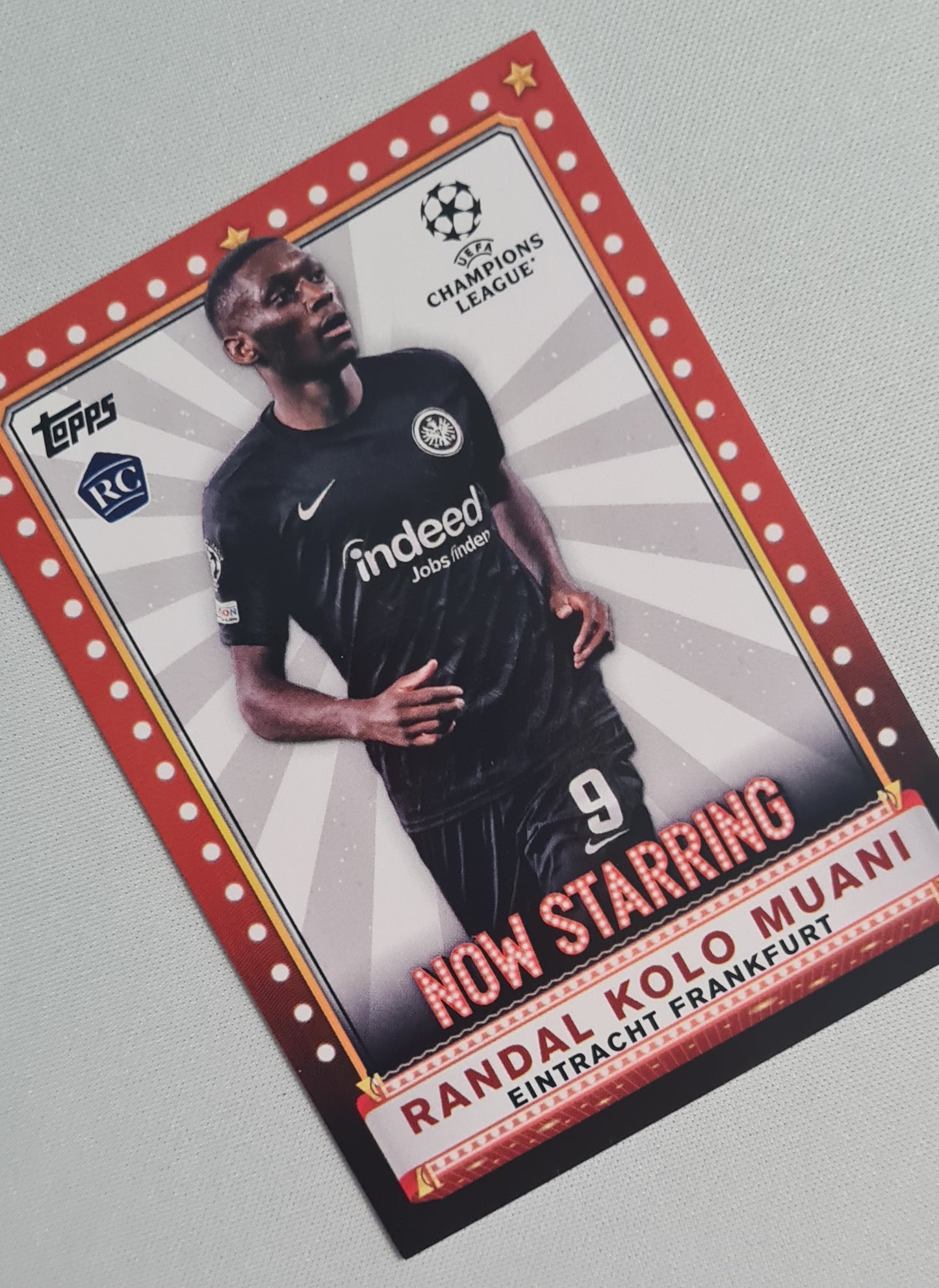 Randal Kolo Muani - 2023 Topps NOW STARRING (CL) Eintracht Frankfurt #NS-10