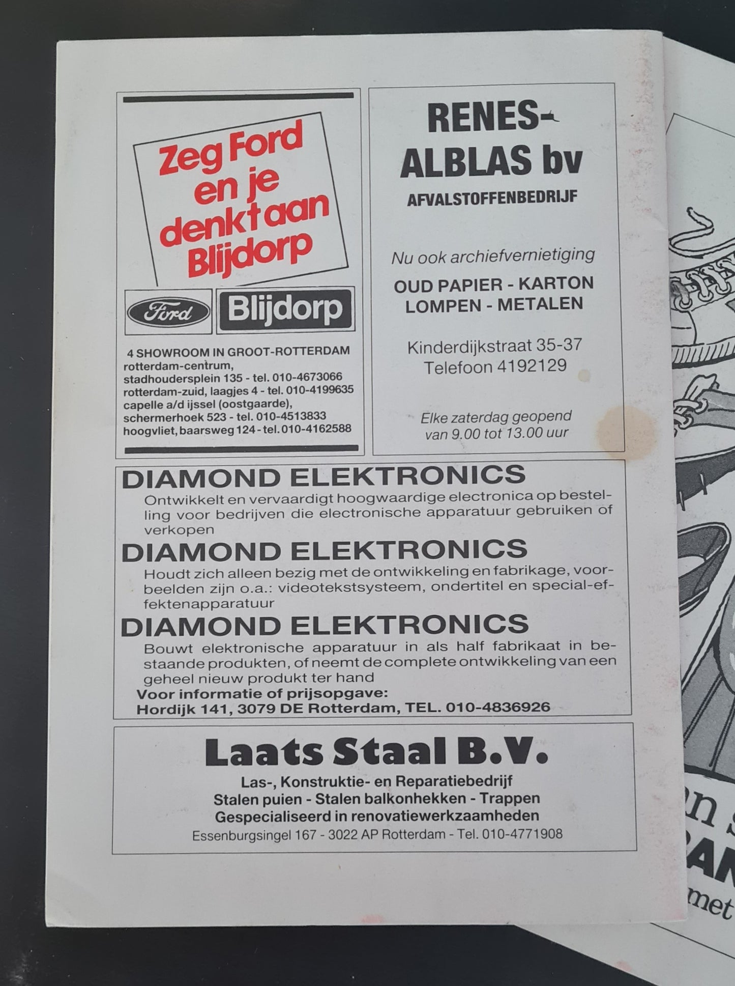 Feyenoord Official Programme - 1988 Hand in Hand - Match Day January & February (2x Programmes)