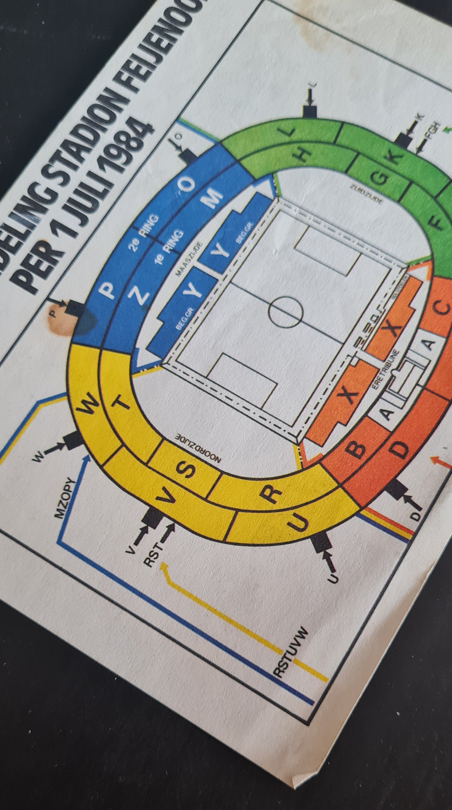 Feyenoord Official Programme - 1988 Hand in Hand - Match Day January & February (2x Programmes)