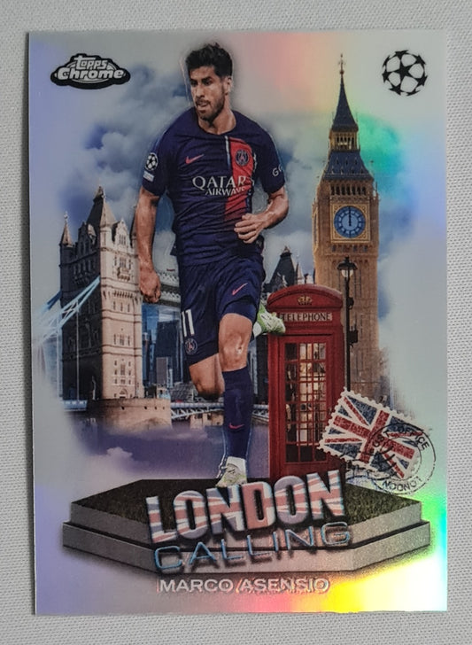 Marco Asensio - 2024 Topps Chrome London Call - PSG (CL) # LC-13