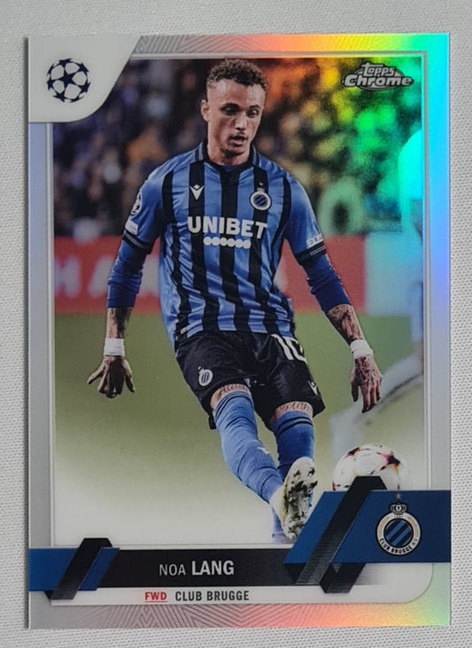 Noa Lang - 2023 Topps Chrome Club Brugge (CL) #4 Refractor
