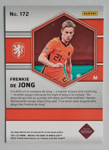 Frenkie de Jong - 2021/22 Panini Mosaic FIFA World Cup Qatar 2022 Soccer  #172