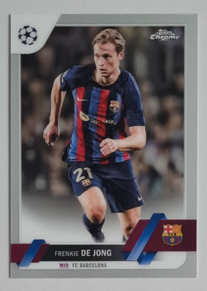 Frenkie de Jong - 2023 Topps Chrome FC Barcelona (CL) #30
