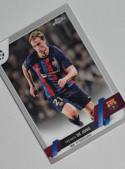 Frenkie de Jong - 2023 Topps Chrome FC Barcelona (CL) #30