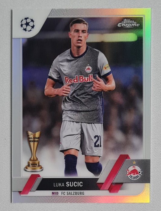 Luka Sucic - 2023 Topps Chrome FC Salzburg (CL) #95 Refractor