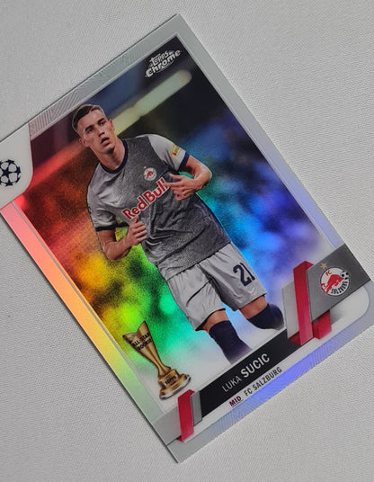 Luka Sucic - 2023 Topps Chrome FC Salzburg (CL) #95 Refractor