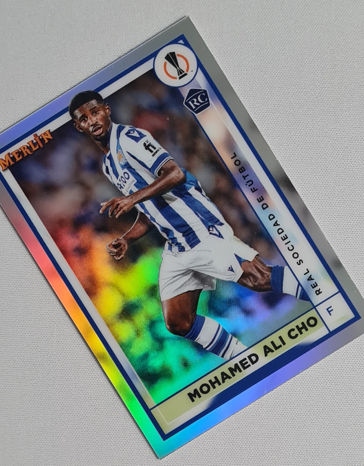 Mohamed Ali Cho - 2023 Topps Merlin Real Sociedad (CL) #123 Refractor