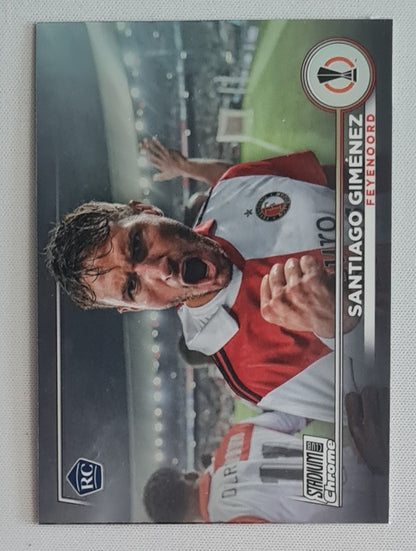 Santiago Gimenez - 2023 Topps Stadium Club Chrome (RC) Feyenoord (EL) #13