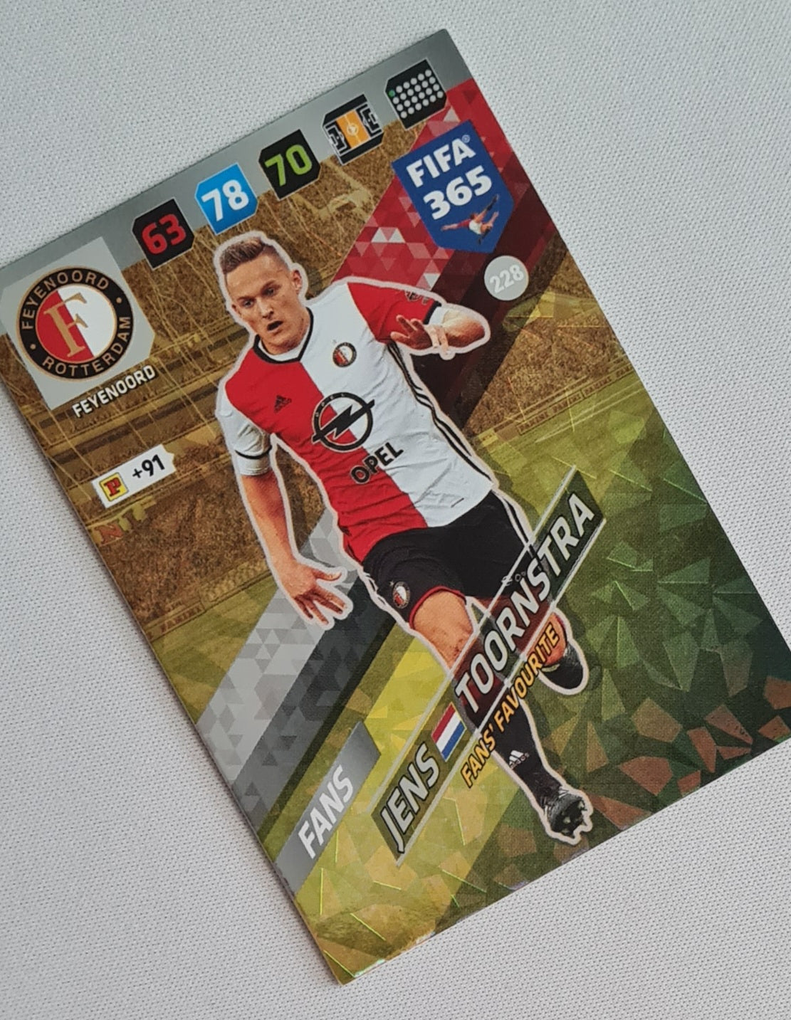 Jens Toornstra - Panini Adrenalyn XL Feyenoord (FIFA 365)