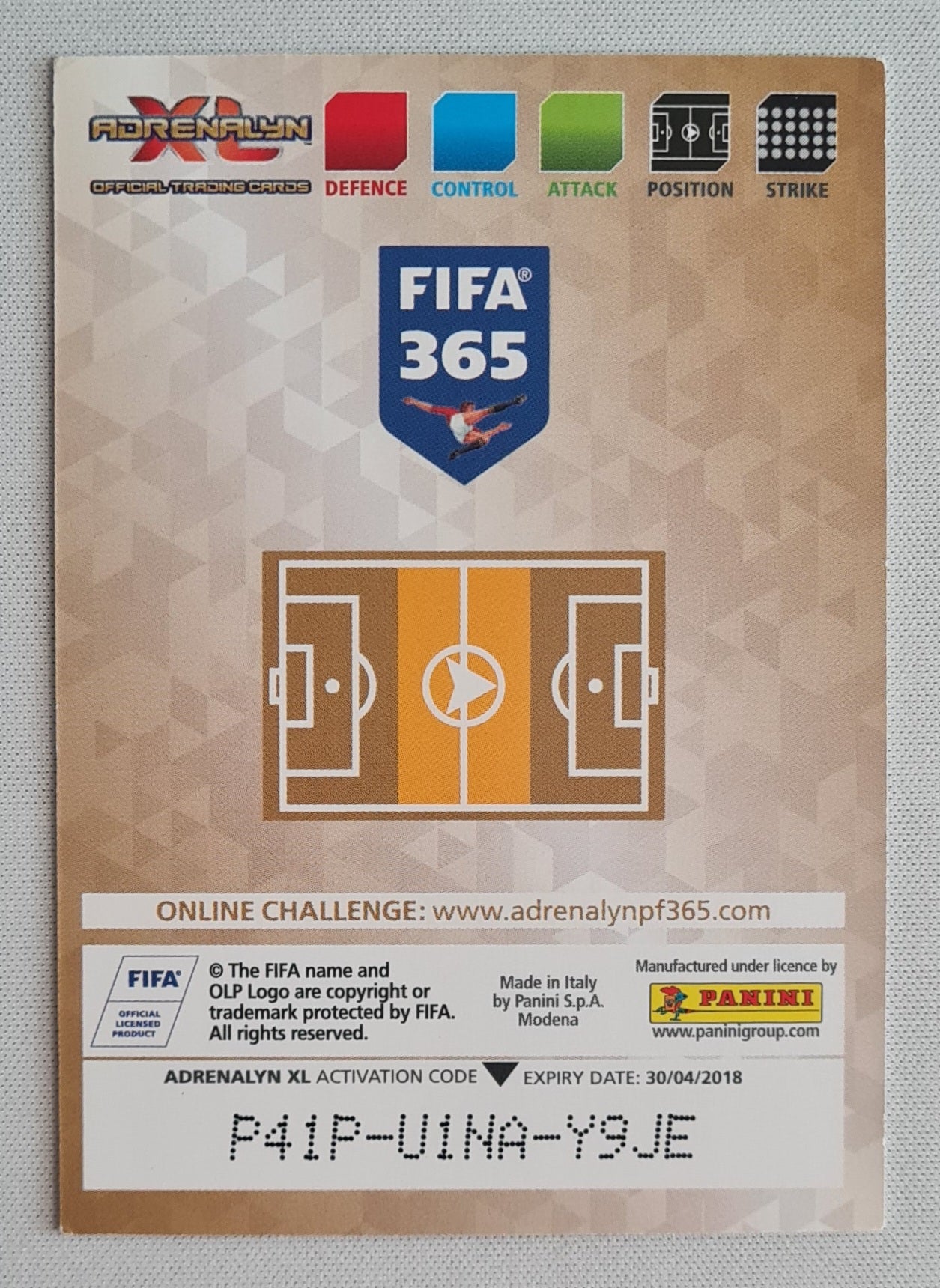 Jens Toornstra - Panini Adrenalyn XL Feyenoord (FIFA 365)