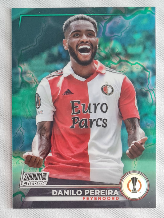 Danilo Pereira - 2023 Topps (EL) Feyenoord Aqua/Green Electric #57 /225