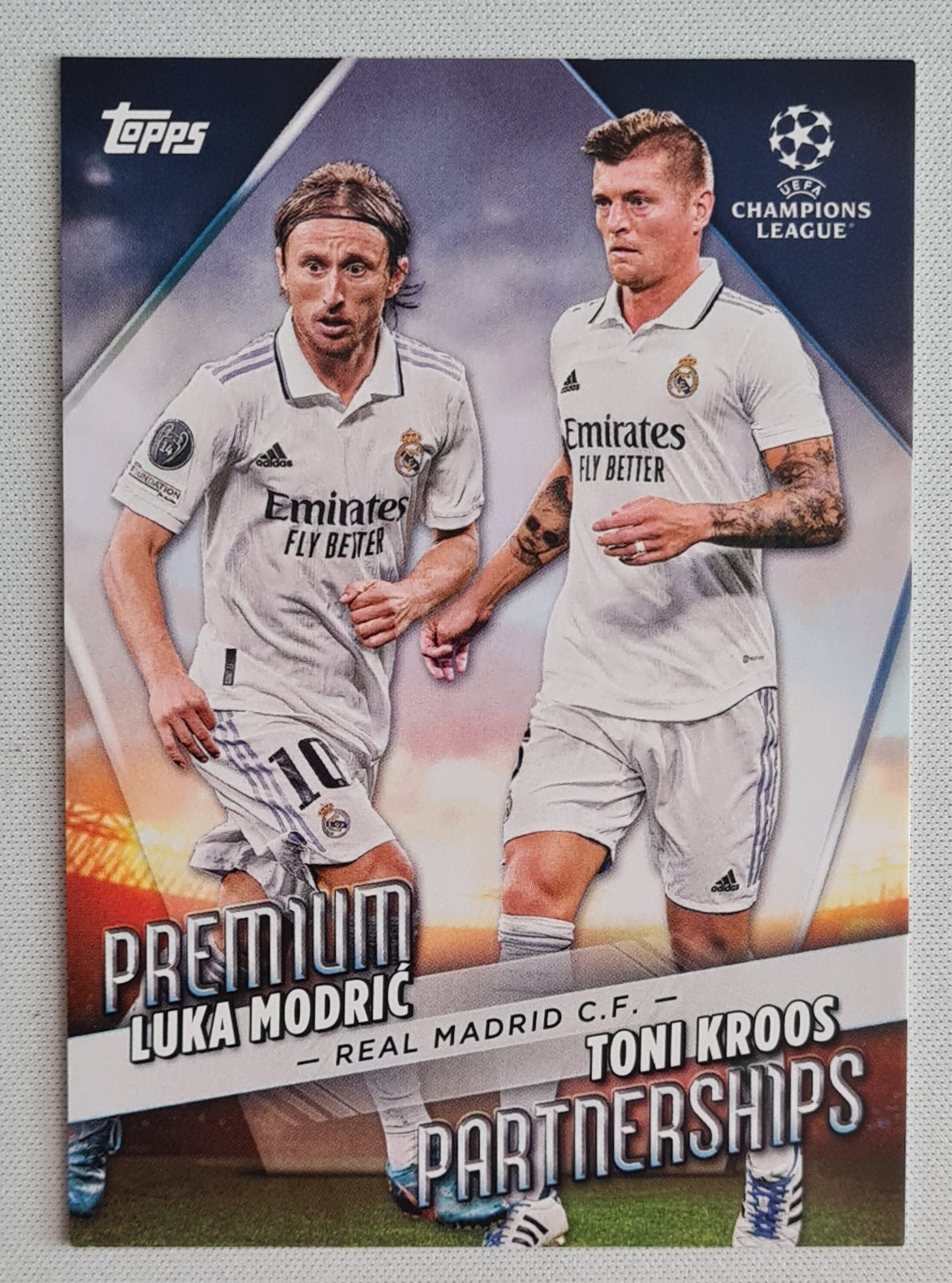 Luka Modric & Toni Kroos - 2023 Topps (CL) Premium Partnerships Real Madrid  #PP-14