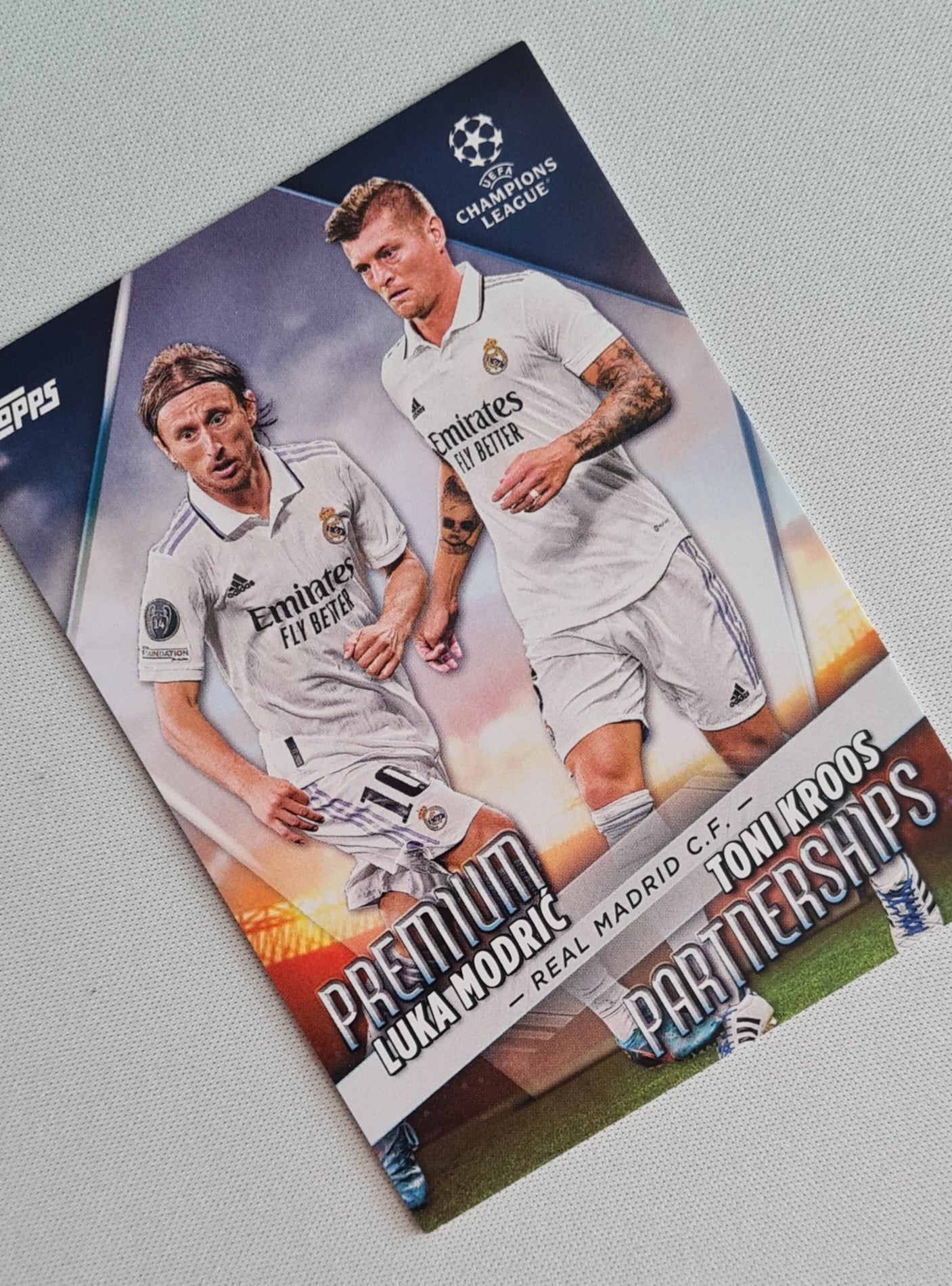 Luka Modric & Toni Kroos - 2023 Topps (CL) Premium Partnerships Real Madrid  #PP-14