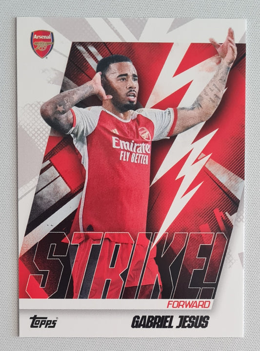 Gabriel Jesus - 2024 Topps Arsenal Strike! #36