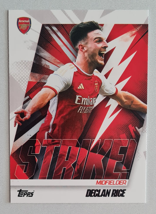Declan Rice -  2024 Topps Arsenal Strike! #41