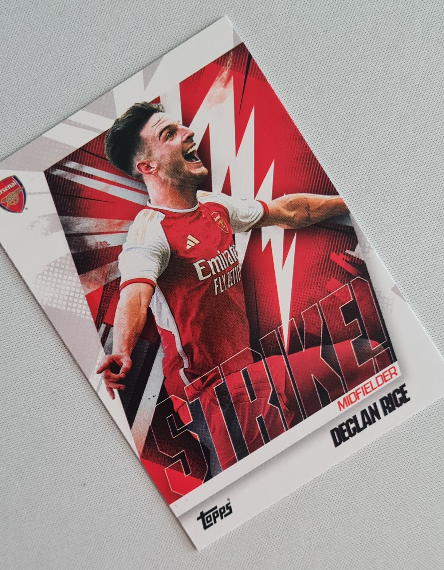 Declan Rice -  2024 Topps Arsenal Strike! #41