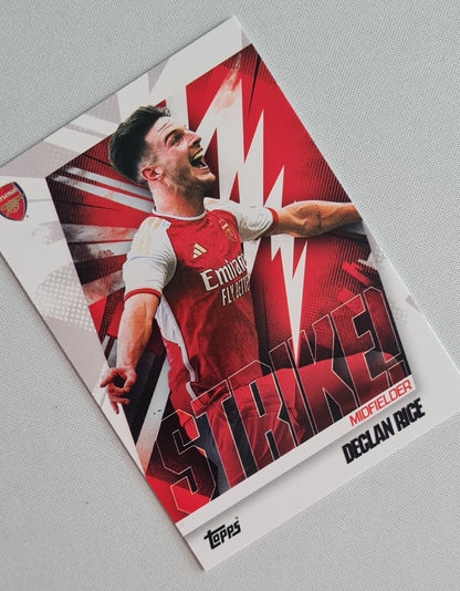Declan Rice -  2024 Topps Arsenal Strike! #41