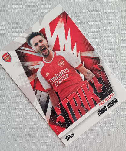 Fabio Vieira - 2024 Topps Arsenal Strike! #38  Arsenal FC Team Set Card