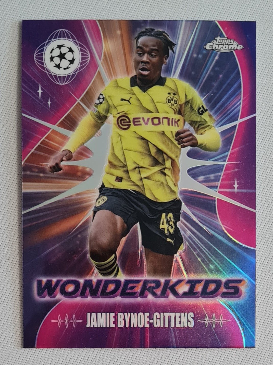 Jamie Bynoe-Gittens - 2024 Topps Chrome WonderKids (CL) BvB 09 #WK-7