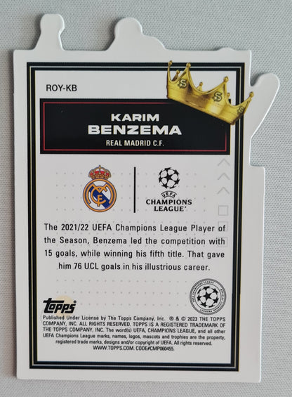 Benzema - 2023 Topps UEFA Royalty - Real Madrid C.F. (CL) #ROY-KB
