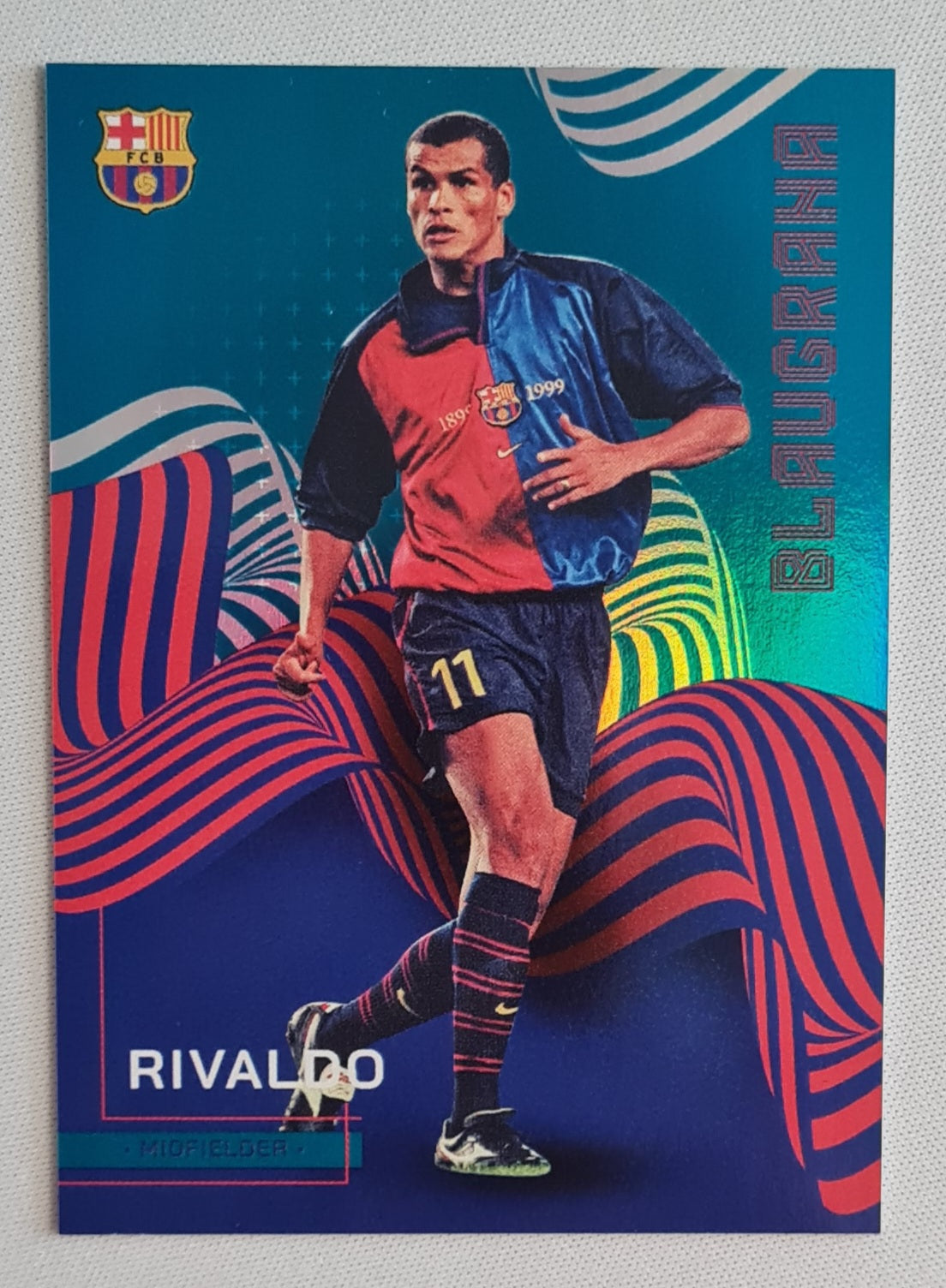 Rivaldo - 2023 Topps FC Barcelona Team Set #45 Blaugrana /175