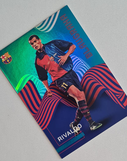 Rivaldo - 2023 Topps FC Barcelona Team Set #45 Blaugrana /175