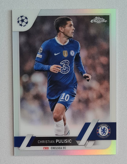 Christian Pulisic - 2022/23 Topps Chrome UEFA Club Competitions #144 Chelsea FC