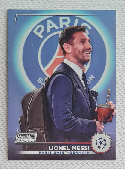 Lionel Messi - 2022/23 Topps Stadium Club Chrome UEFA #80 Paris Saint-Germain