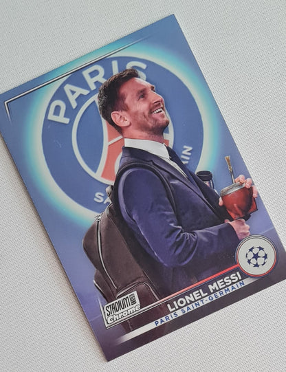 Lionel Messi - 2022/23 Topps Stadium Club Chrome UEFA #80 Paris Saint-Germain