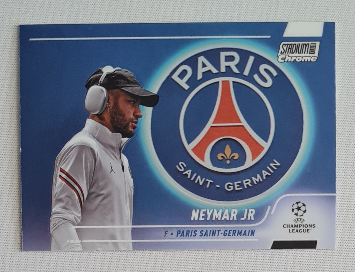 Neymar Jr - 2022/23 Topps Stadium Club Chrome UEFA #100 Paris Saint-Germain