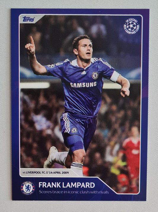 Frank Lampard - 2022/23 Topps Champions League 30 Seasons Celebration #49 Chelsea FC