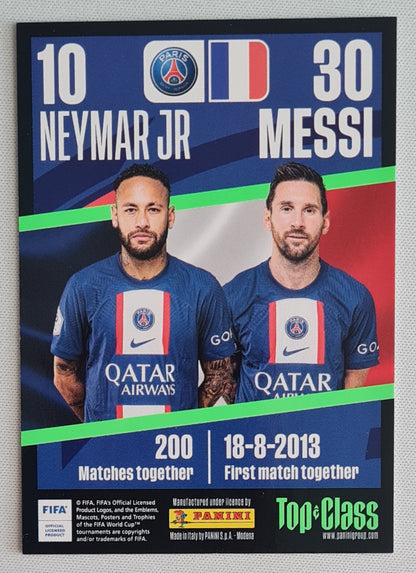 Messi & Neymar Jr - 2023 Panini Top Class Synergy #232 Paris Saint-Germain