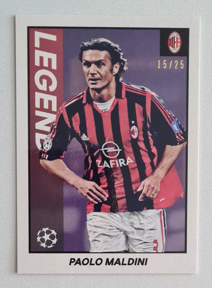 Paolo Maldini - 2021/22 Topps Merlin's Heritage 97 UCL /25 Legend #151 AC Milan
