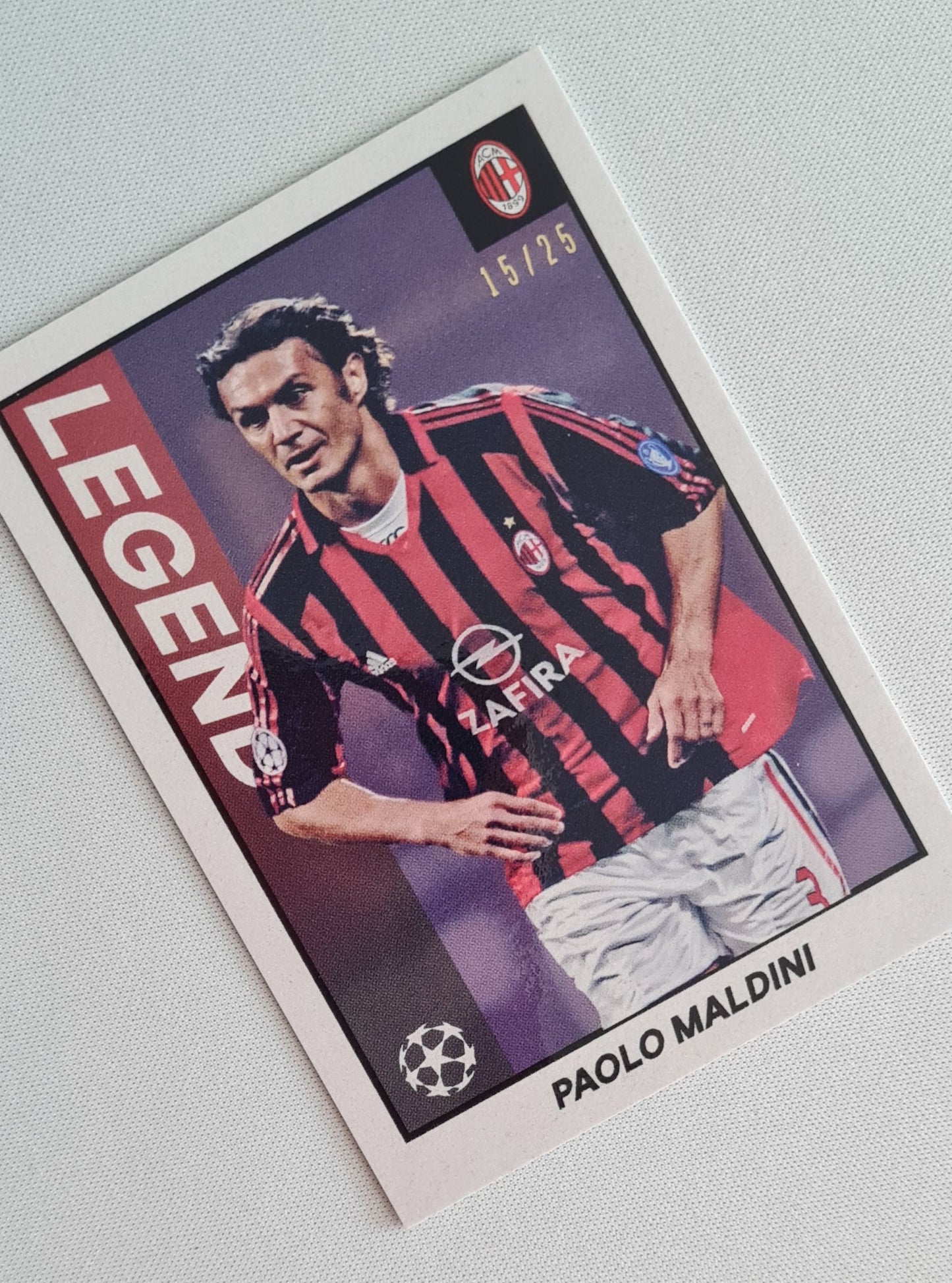 Paolo Maldini - 2021/22 Topps Merlin's Heritage 97 UCL /25 Legend #151 AC Milan