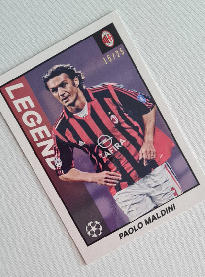 Paolo Maldini - 2021/22 Topps Merlin's Heritage 97 UCL /25 Legend #151 AC Milan