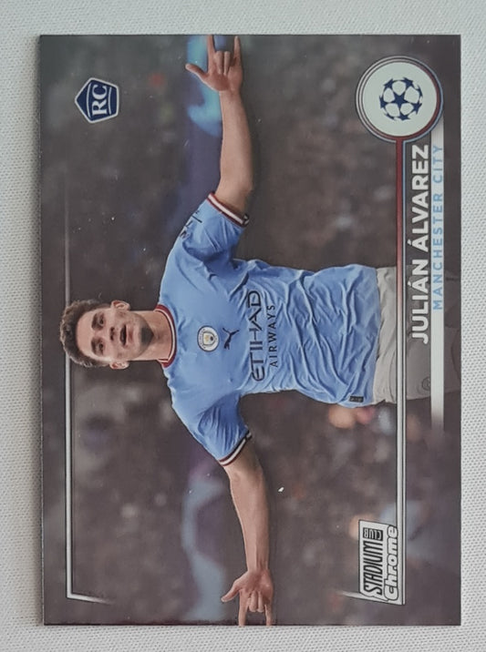 Julian Alvarez - 2023 Topps Stadium Chrome Manchester City (RC) #14