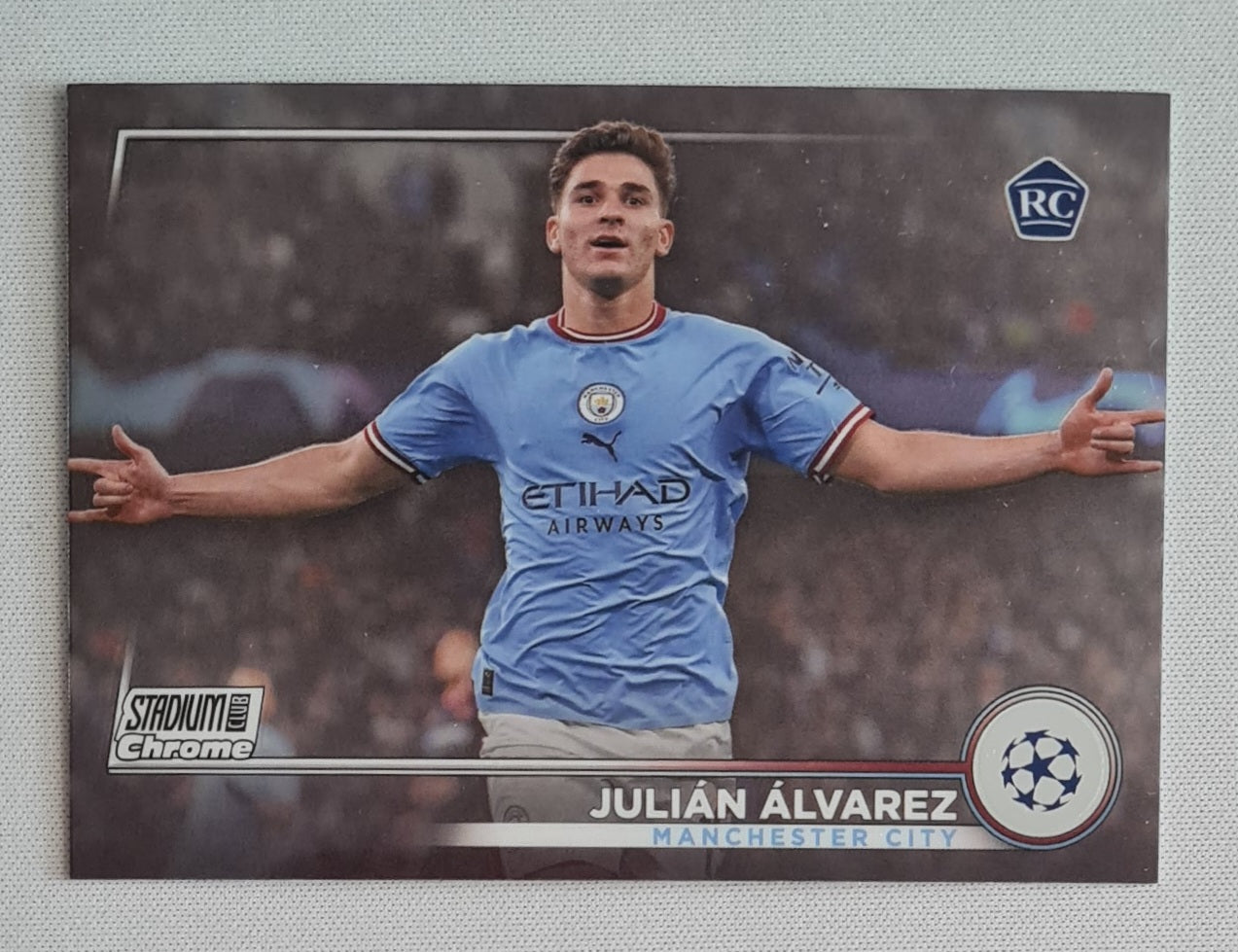 Julian Alvarez - 2023 Topps Stadium Chrome Manchester City (RC) #14