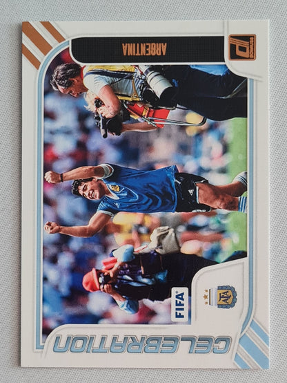 Diego Maradona - 2023/24 Panini Donruss Soccer FIFA Argentina Celebration #11