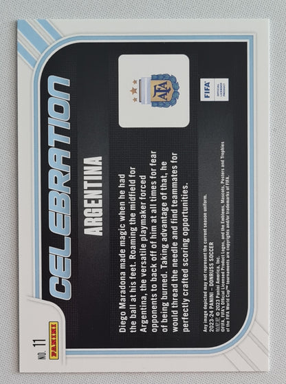 Diego Maradona - 2023/24 Panini Donruss Soccer FIFA Argentina Celebration #11