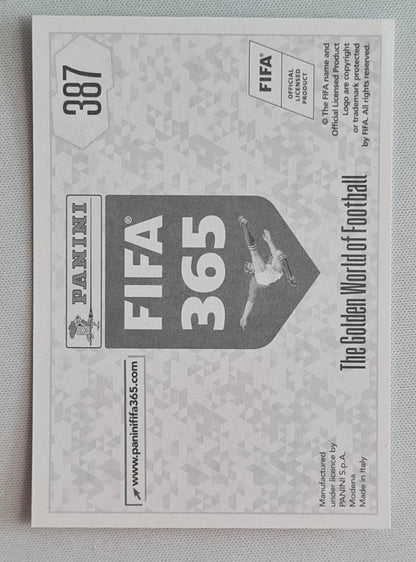 Messi/Iniesta - 2017 Panini FIFA 365 The Golden World of Football Milestone Sticker #387