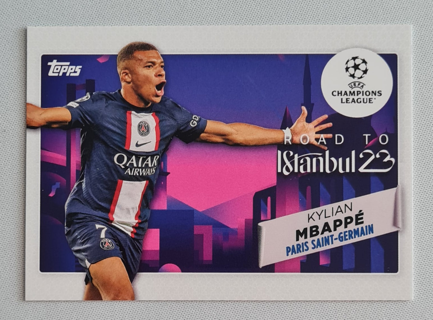 Kylian MBappe -2023 Topps (CL) Road to Istanbul - Paris Saint-Germain #RF-16