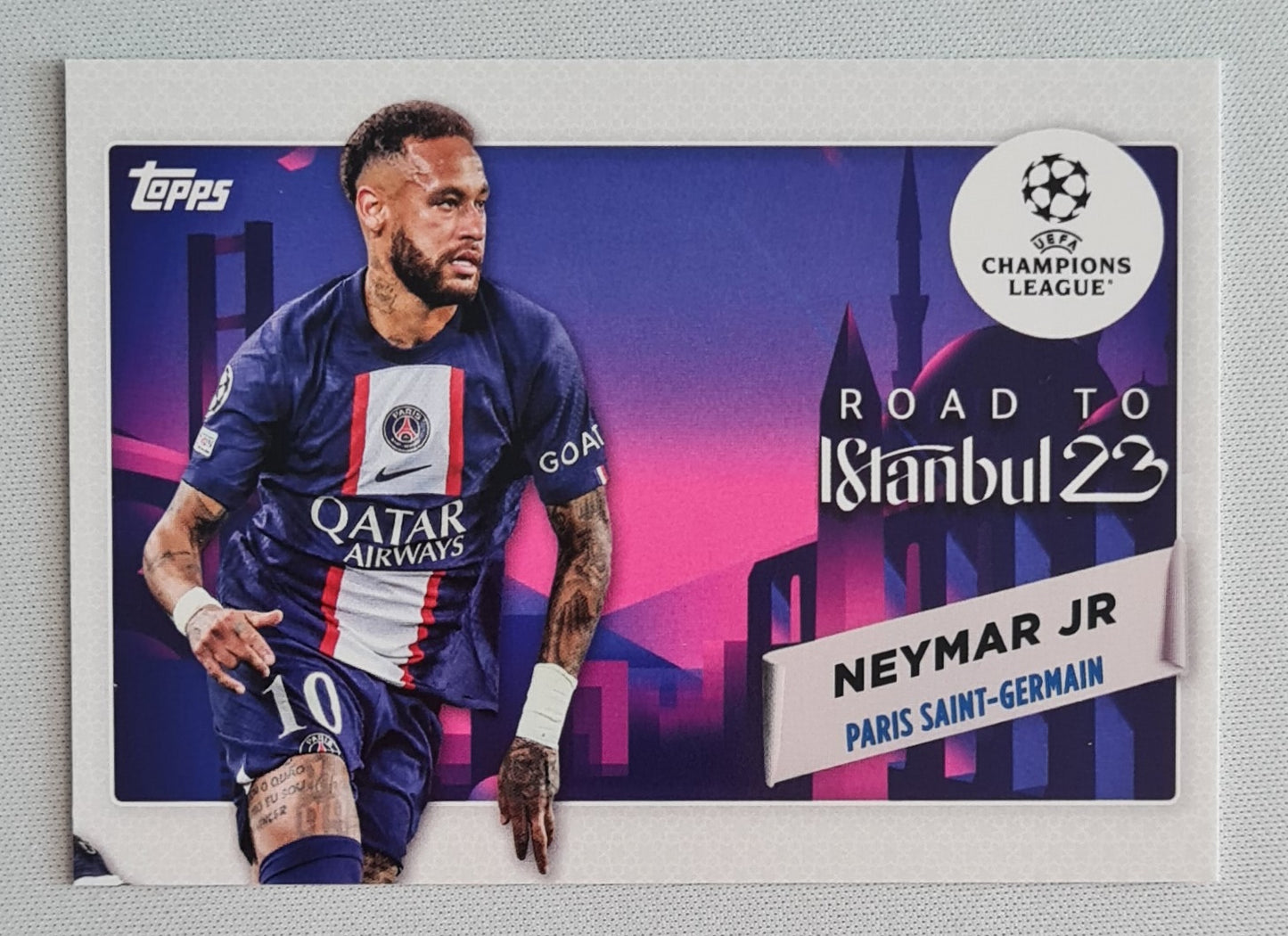 Neymar Jr. -  2023 Topps (CL) Road to Instanbul - Paris Saint-Germain #RF-17