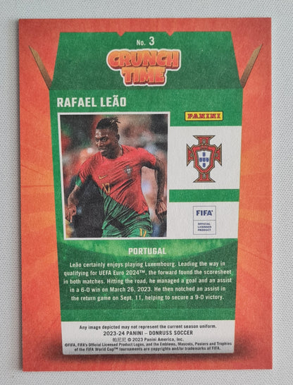 Rafael Leao - 2023/24 Panini Donruss Soccer Crunch Time #3