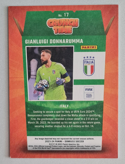 Gianluigi Donnarumma - 2023/24 Panini Donruss Soccer Crunch Time #17