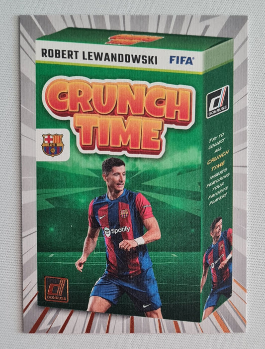 Robert Lewandowski - 2023/24 Panini Donruss Soccer Crunch Time #10